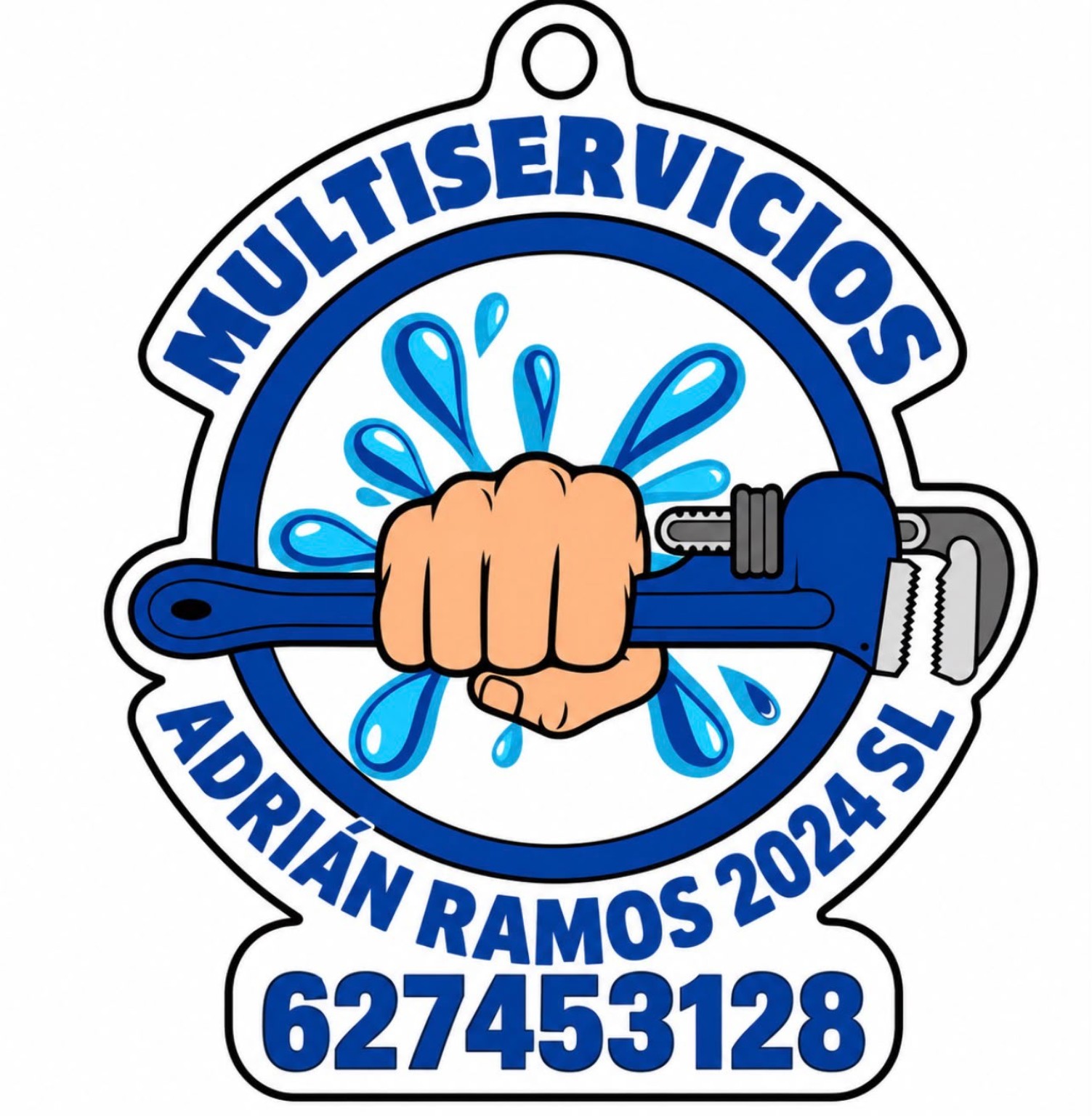 Llavero personalizado de Multiservicios Adrián Ramos